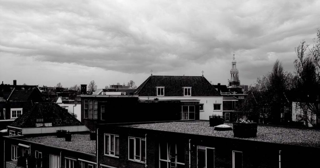 Amsterdam as seen through my back window